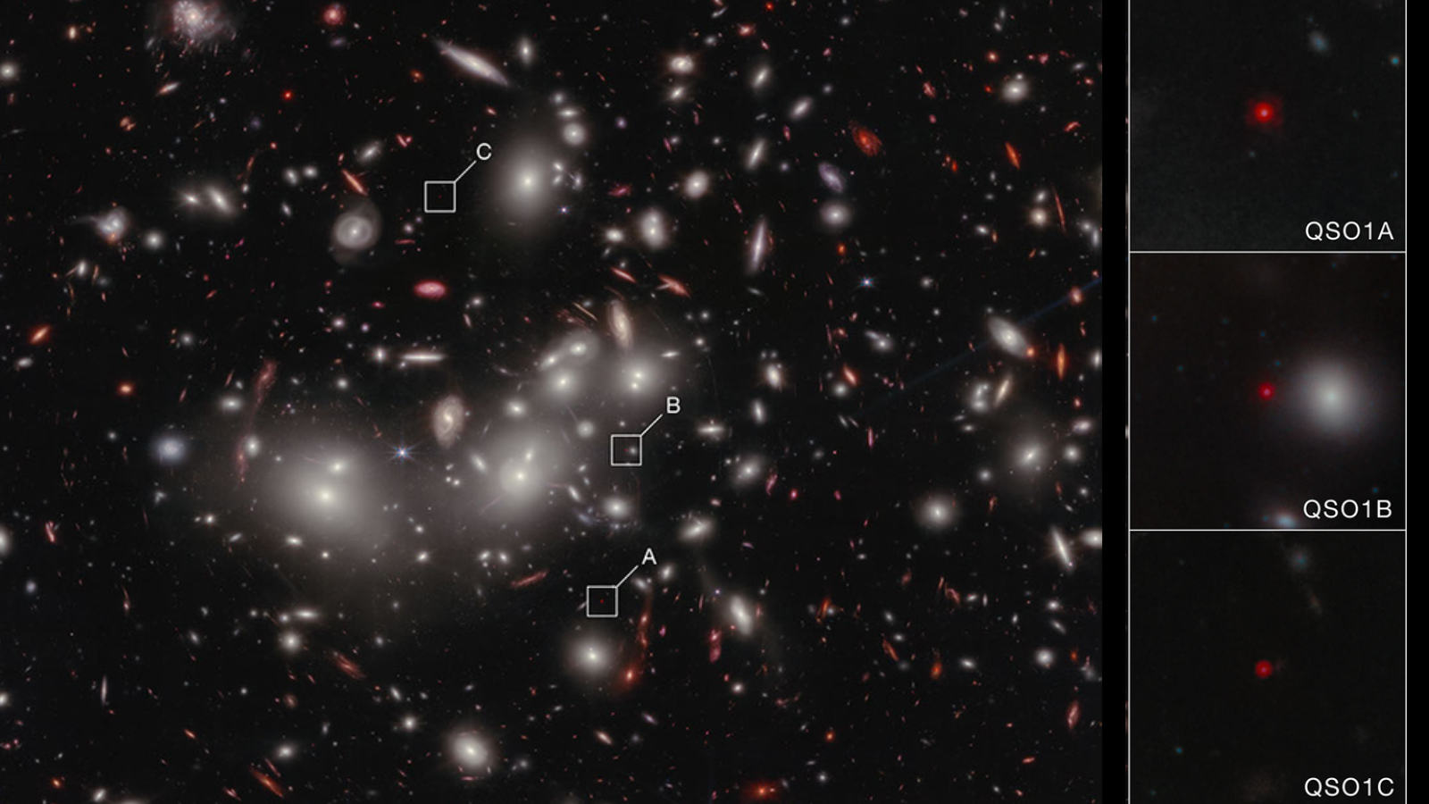 Telescópio Espacial James Webb descobre um buraco negro que se formou antes de sua galáxia hospedeira. Cientistas não têm certeza de como.