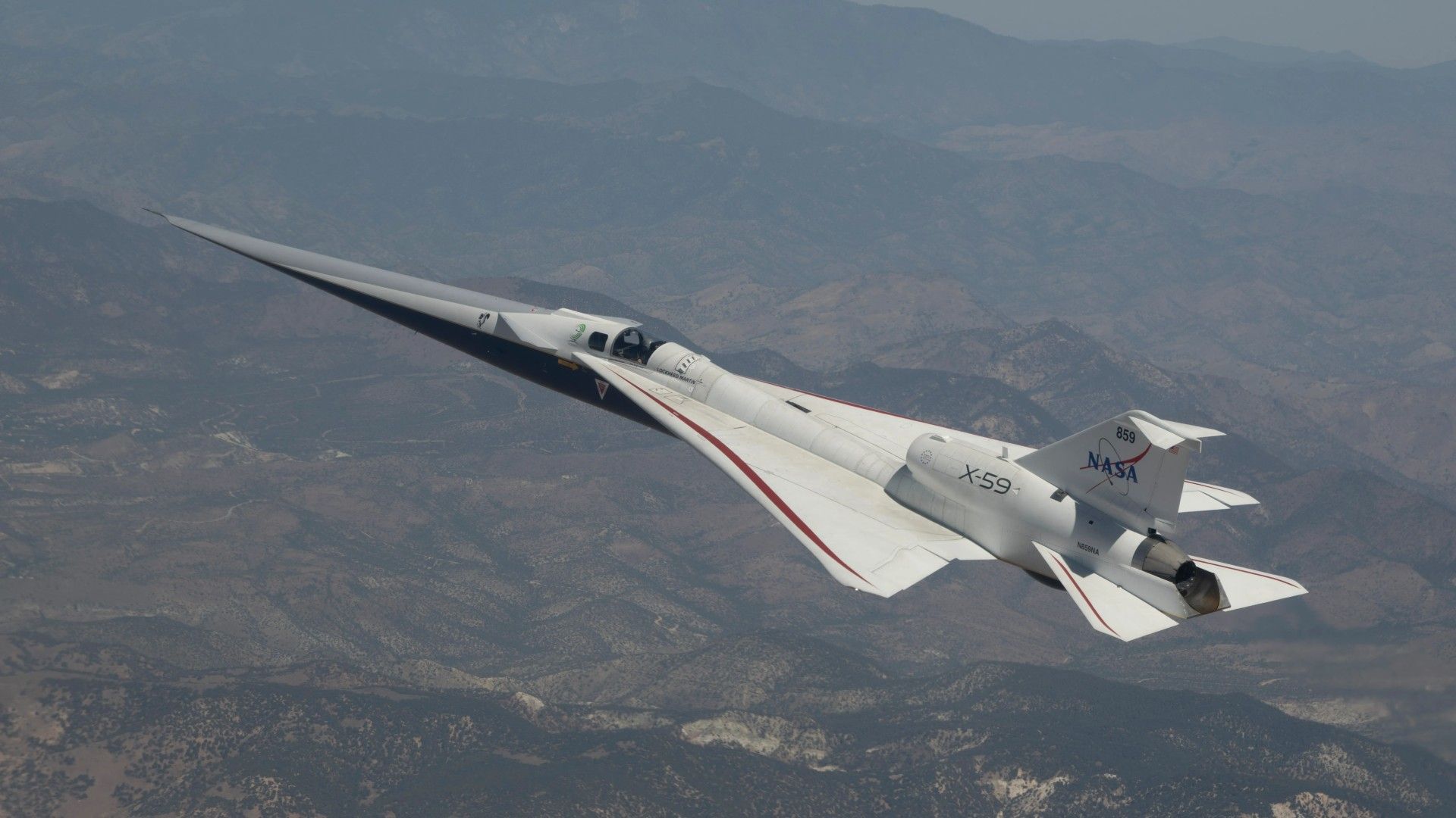 O jato X-59 da NASA está pronto para romper a barreira do som pela primeira vez este mês.