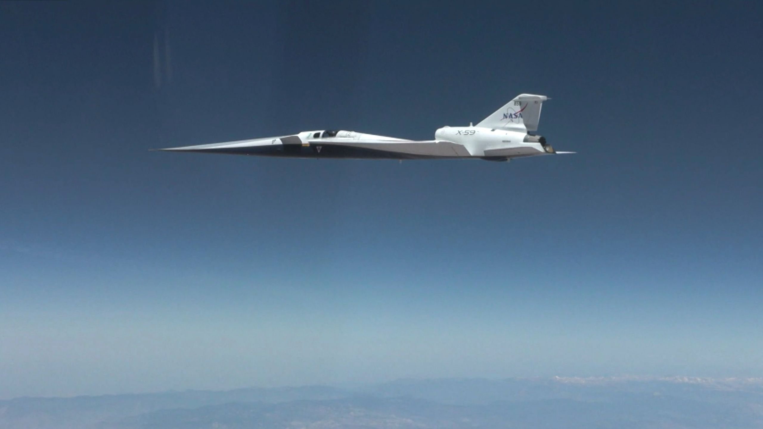 Voando supersônico! O jato X-59 da NASA rompe a barreira do som pela 1ª vez