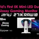 MSI e Gigabyte lançam novos monitores Mini-LED de 27 polegadas e 5K com 2.304 zonas de iluminação e painel brilhante — ambos os modelos dobram a taxa de atualização nativa de 180 Hz para 330 Hz em 1440p. MSI e Gigabyte lançam novos monitores Mini-LED de 27 polegadas e 5K com 2.304 zonas de iluminação e painel brilhante — ambos os modelos dobram a taxa de atualização nativa de 180 Hz para 330 Hz em 1440p.