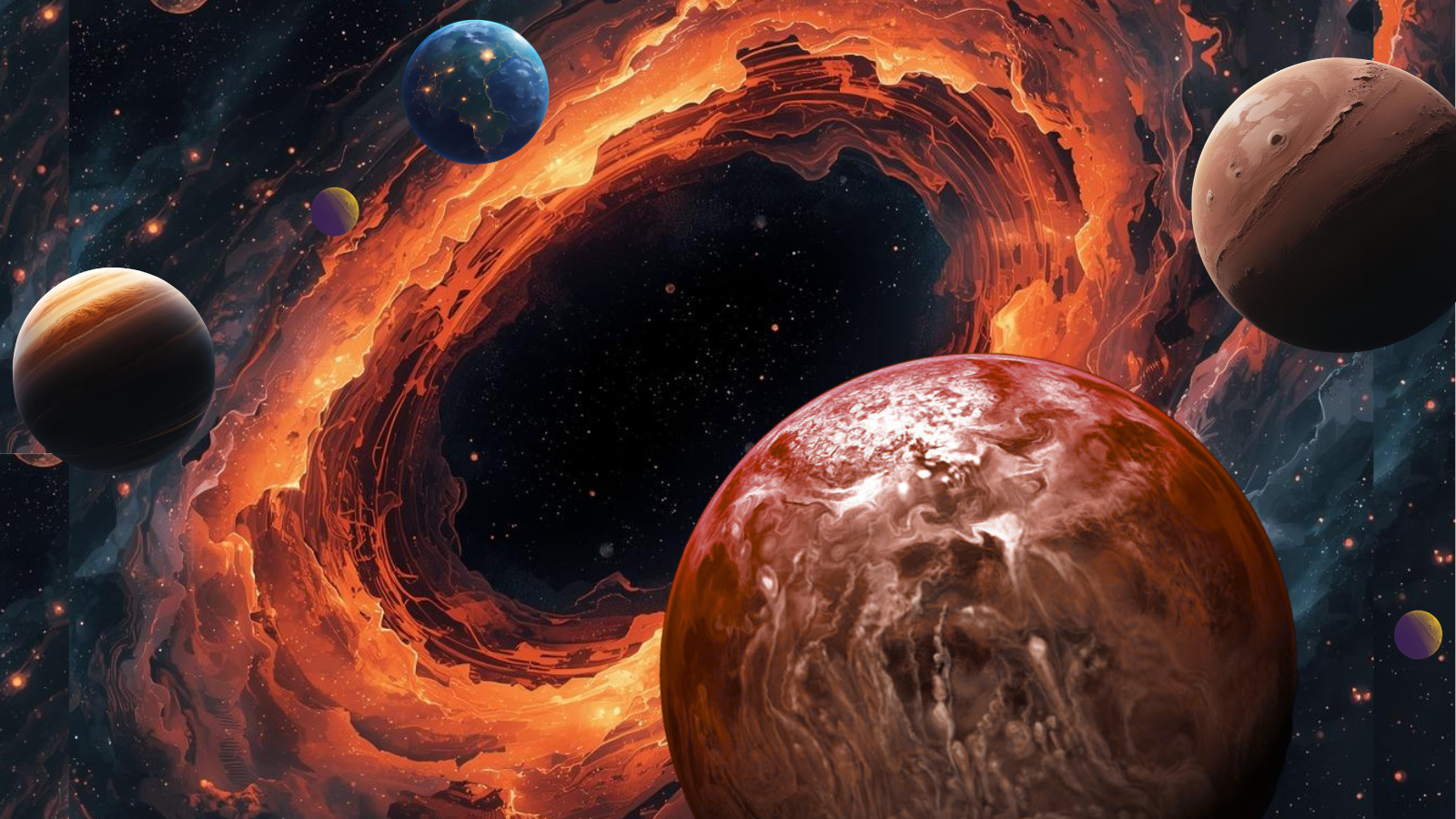 ‘Ficamos perplexos’: Milhões de exoplanetas podem nascer perto de buracos negros supermassivos ativos