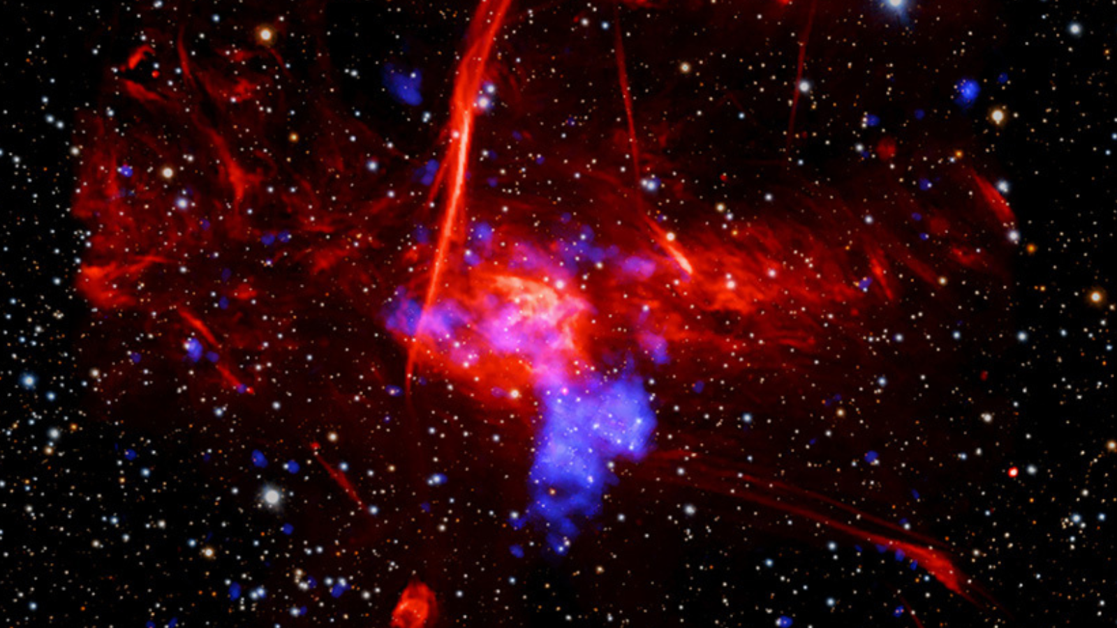 Nave espacial de raios-X da NASA descobre destroços de supernova no coração da Via Láctea