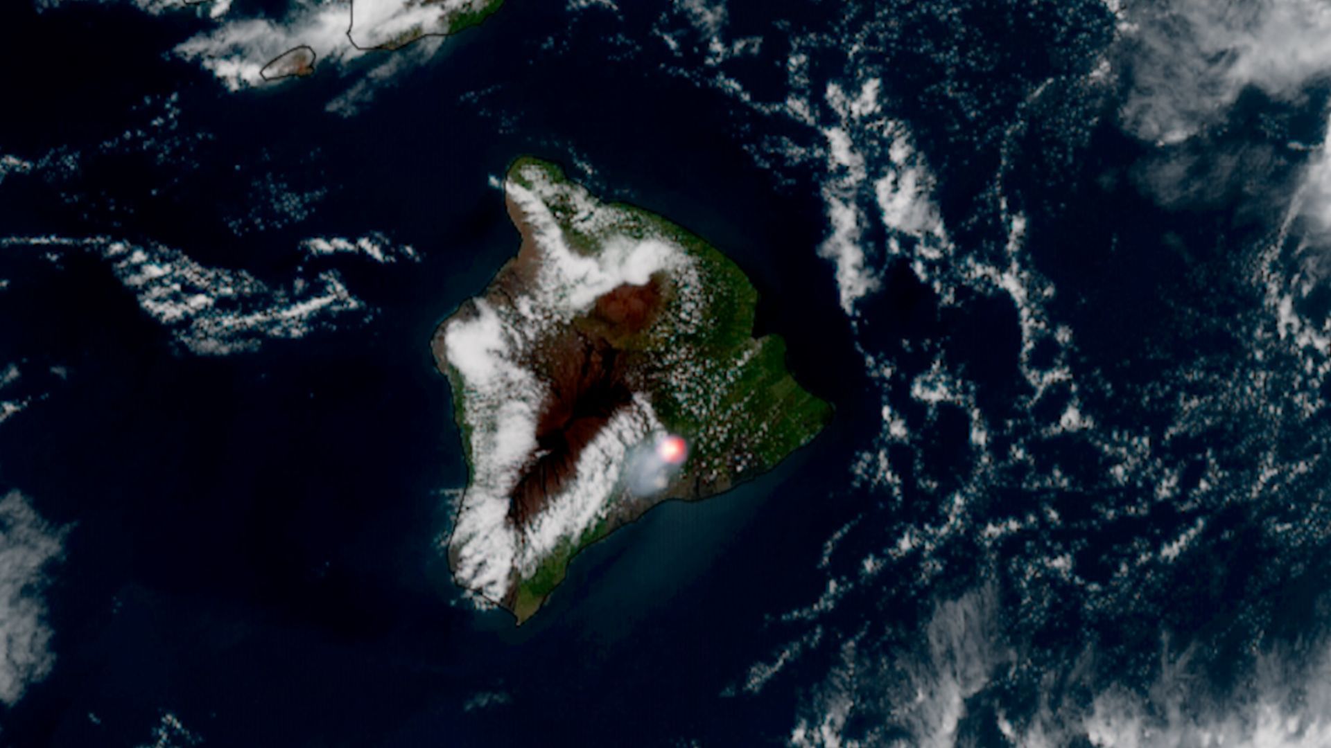 Uma erupção vulcânica vista do espaço | Foto espacial do dia 17 de junho de 2026
