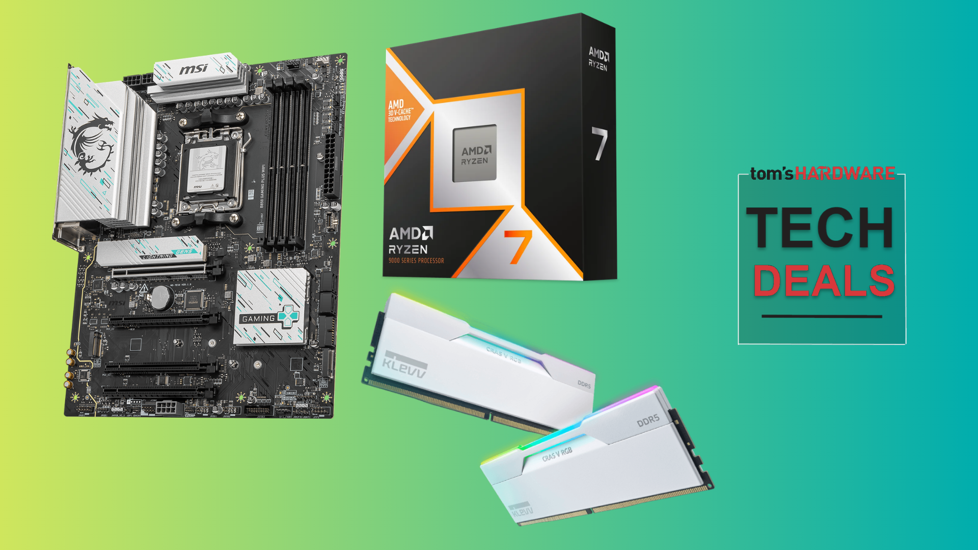 Adquira o processador topo de linha Ryzen 7 9800X3D da AMD com 32GB de memória DDR5 e uma placa-mãe MSI B850 Wi-Fi 7 com desconto — os bundles da Micro Center já estão disponíveis na Amazon.
